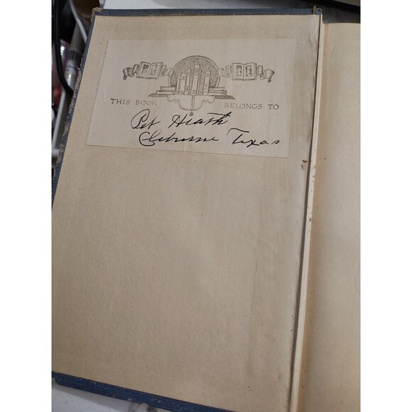 Antique Book Their Yesterdays Harold Bell Wright 1912 A L Burt Company Inscribed - Picture 9 of 9